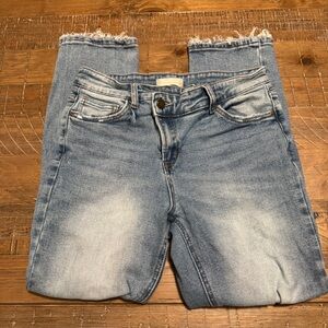 Altar’d State Classic Blue Denim Jeans Distressed 27